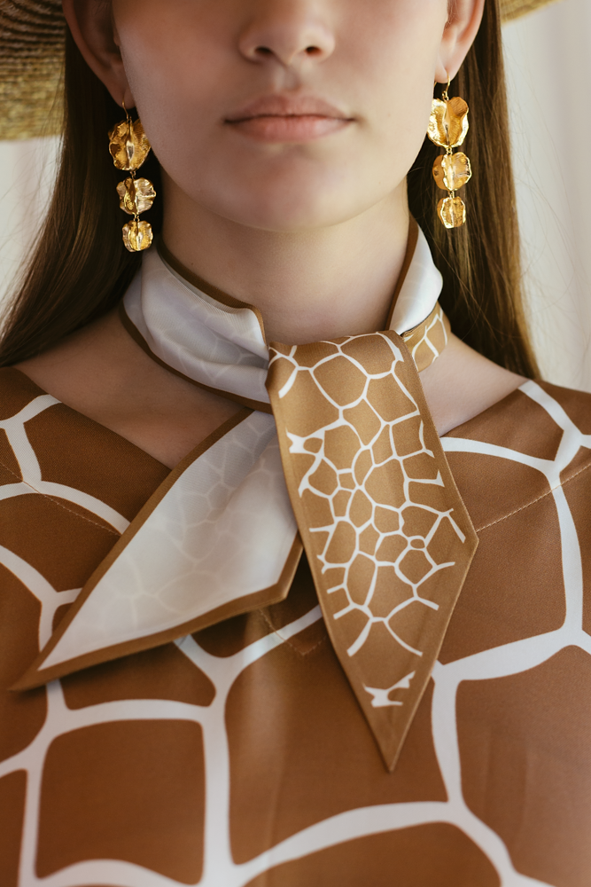 The Trio - Large, Medium, Small Bushwillow Earring - Gold