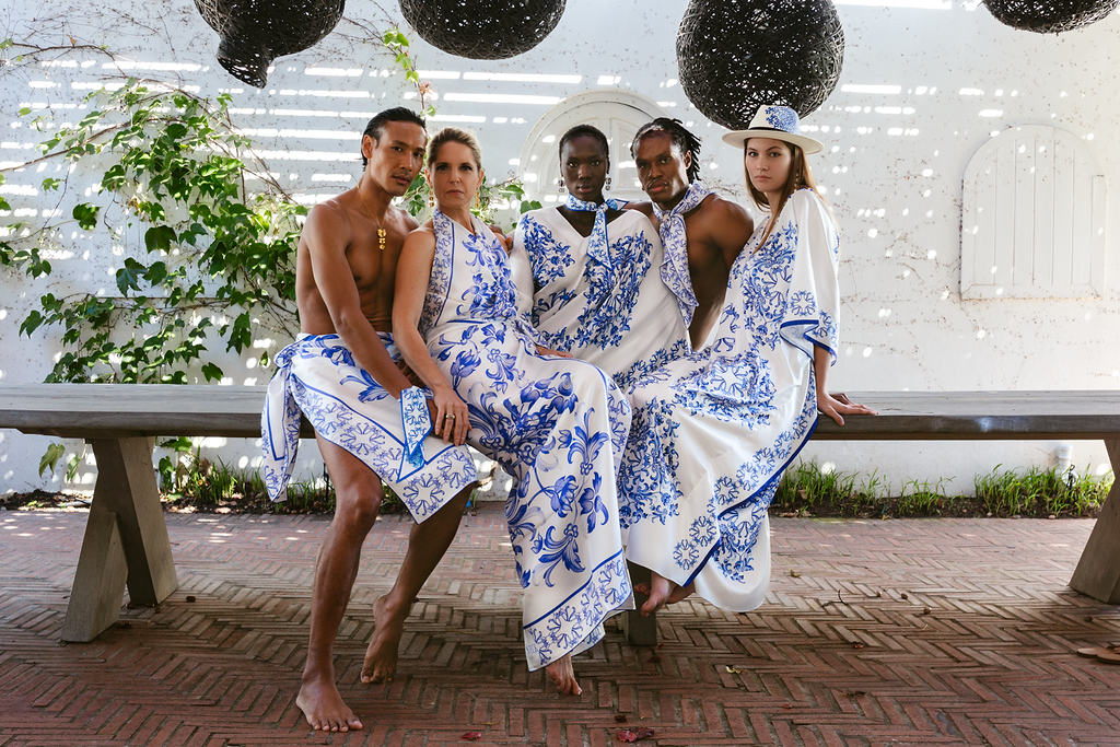 Kaftan Silk - Santorini
