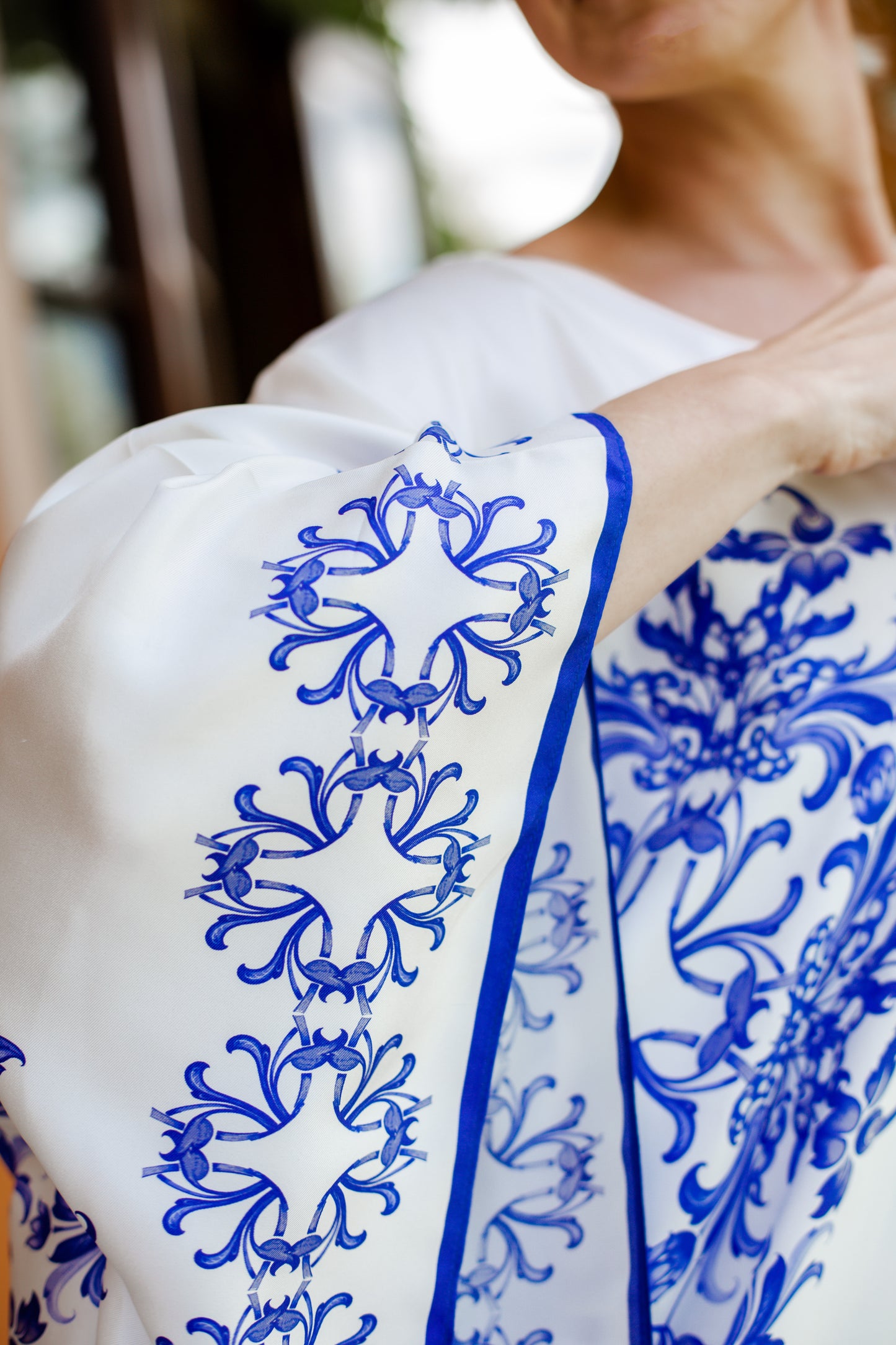 Kaftan Silk - Santorini