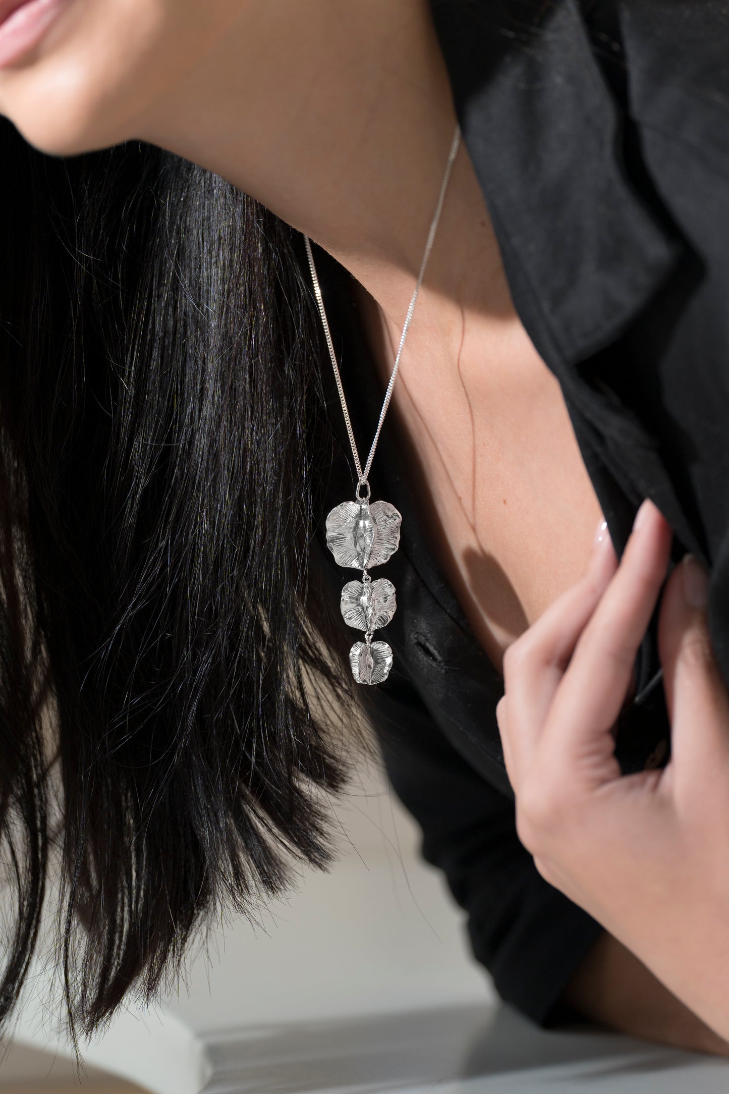 Limited Edition Collection - Three piece Bushwillow pendant - Silver