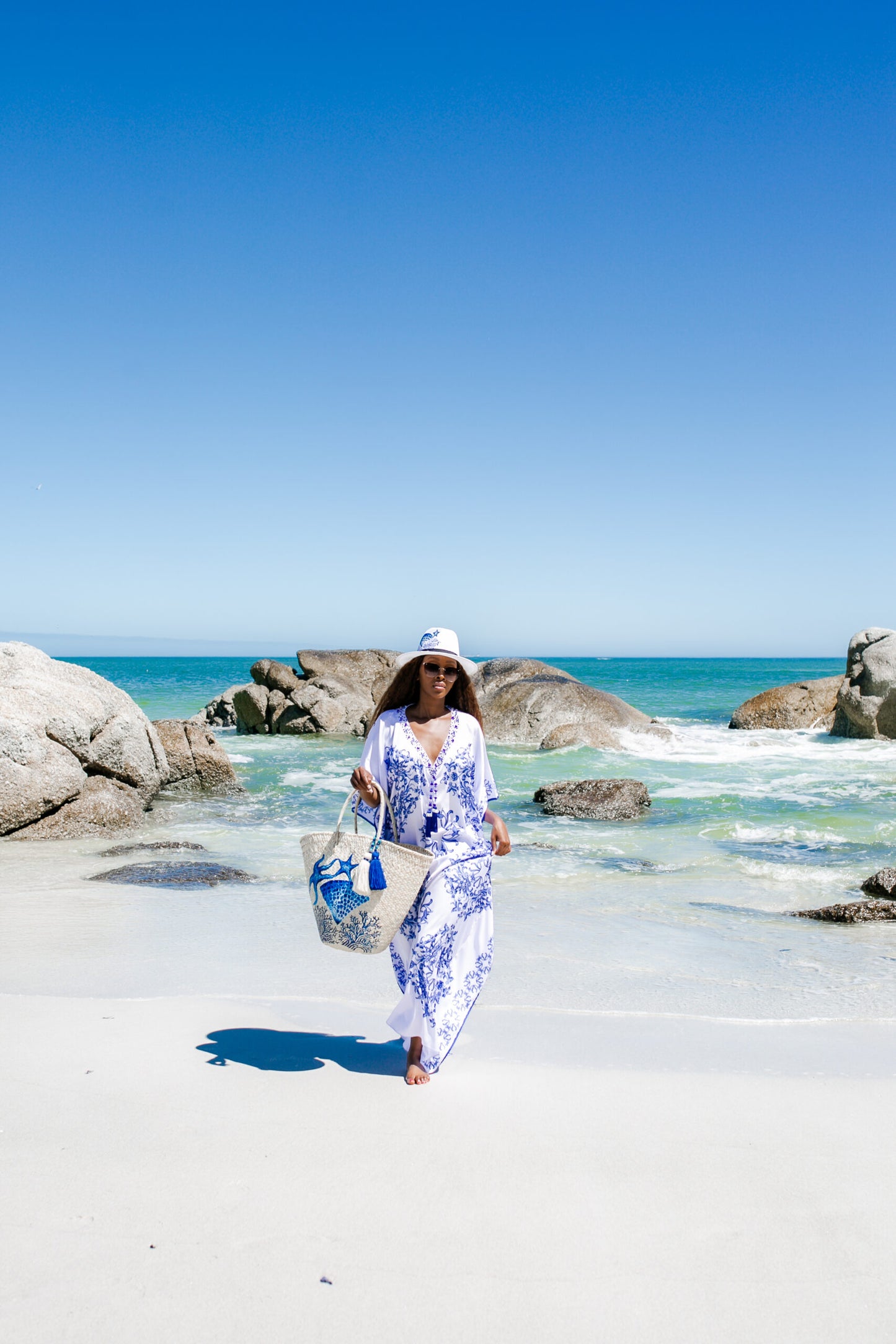 Kaftan Satin - Santorini