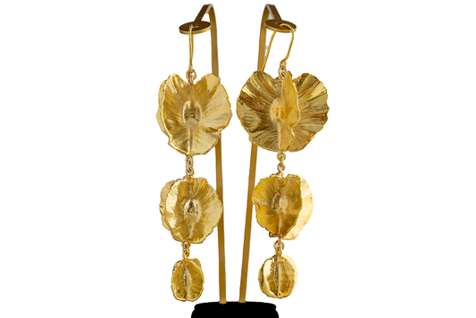 Bold and Captivating three drop Bushwillow Earring