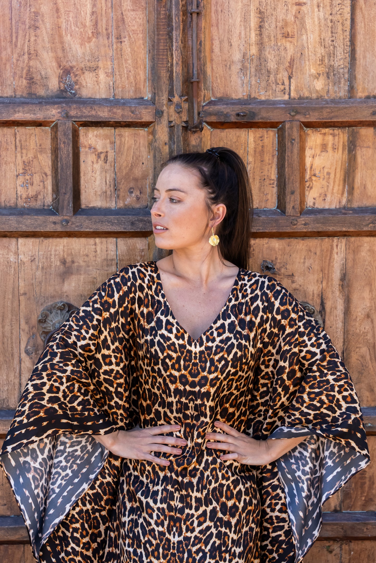 Kaftan Silk - Leopard