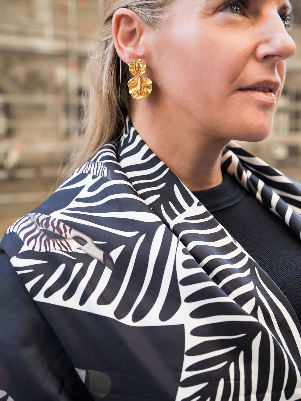 Zebra Silk Scarf