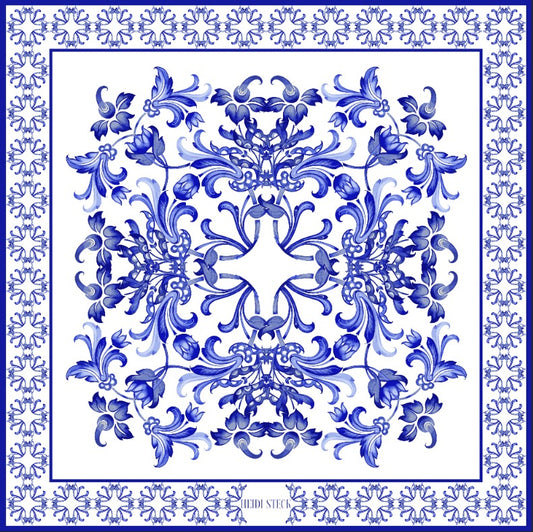 Santorini Silk Scarf