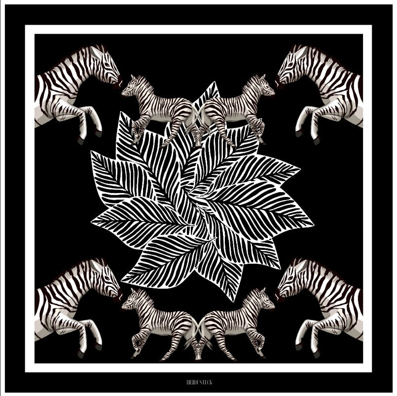 Zebra Silk Scarf