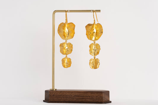 Bold and Captivating three drop Bushwillow Earring