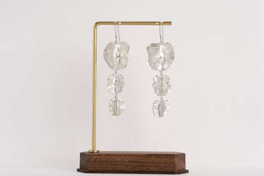 Bold and Captivating three drop Bushwillow Earring