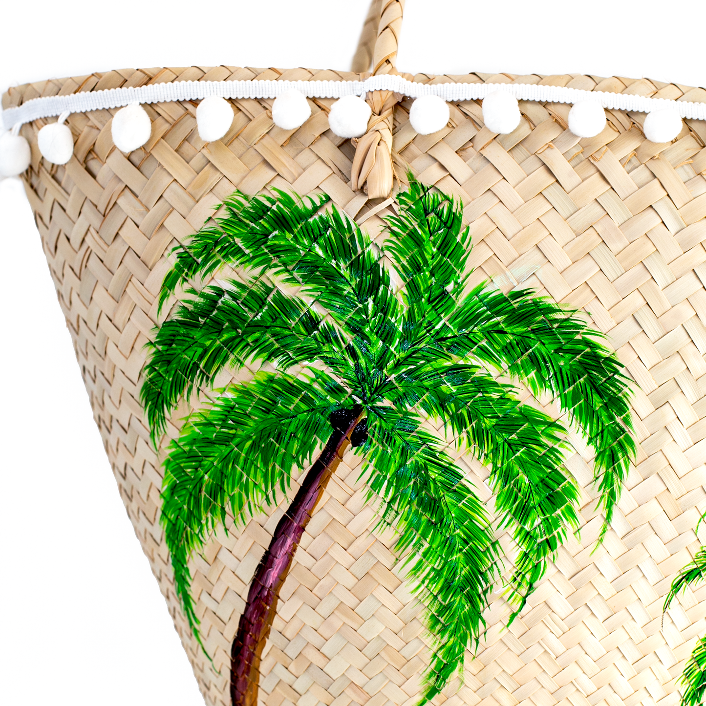 Palm Tree's Straw Bag