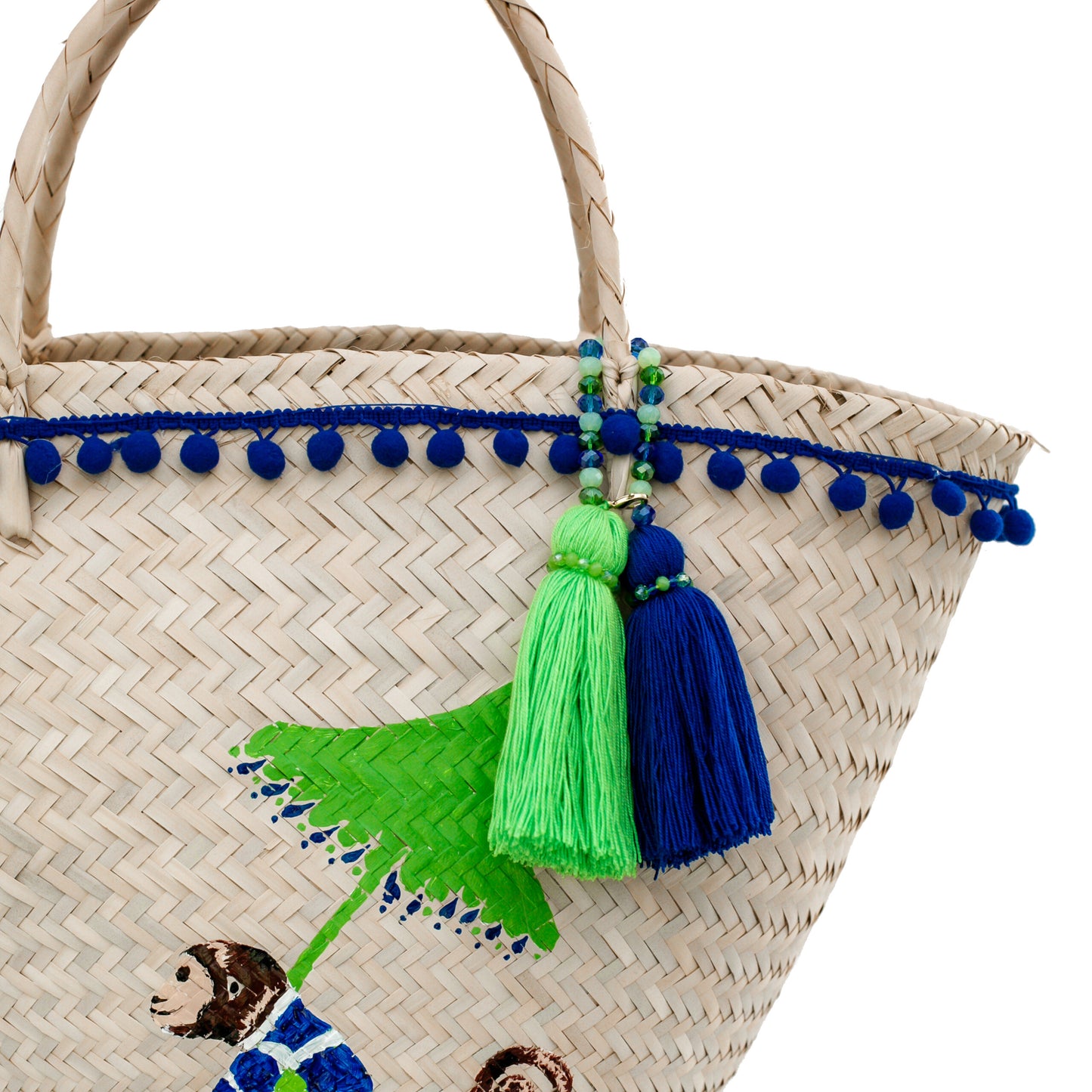 Monkey Straw Bag