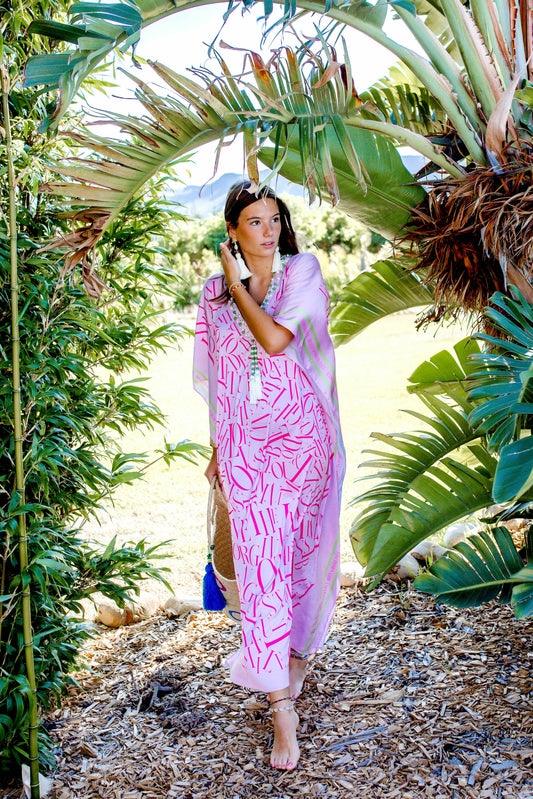 Bliss in Pink Kaftan